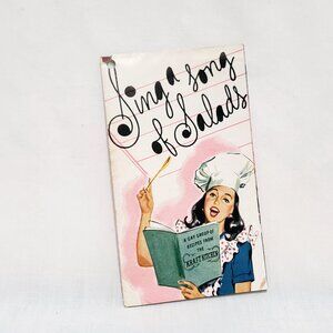 Recipe Brochure Recipes Kraft Kitchen Mayonnaise Sing Song Salads Miracle Whip